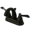 Kingston Brass KB8615NFL 4" Centerset Bathroom Faucet, Oil Rubbed Bronze KB8615NFL - alternate 1